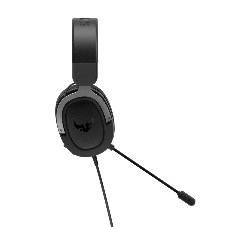 Гарнитура ASUS TUF Gaming H3 чёрный/серый, проводная, mini jack 3.5 мм, регулятор громкости, отключаемый микрофон
