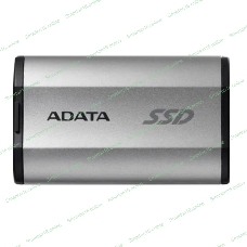 Внешний SSD ADATA SD810, 500 Gb, USB 3.2 Gen 2x2 Type-C, R/W 2000/2000, серебристый