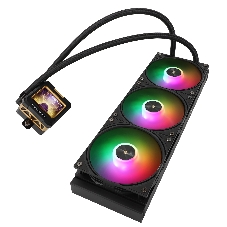 Система жидкостного охлаждения Thermalright Frozen Warframe 360 ARGB Soc-AM5/AM4/1200/1700/1851 черный 4-pin 29.8dB Al LCD Ret (F-WFRAME-360-BL-ARGB)
