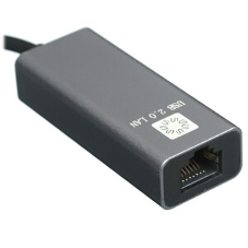 Кабель-адаптер 5bites UA2-45-15BK USB2.0, RJ45 100MB, AL, серый