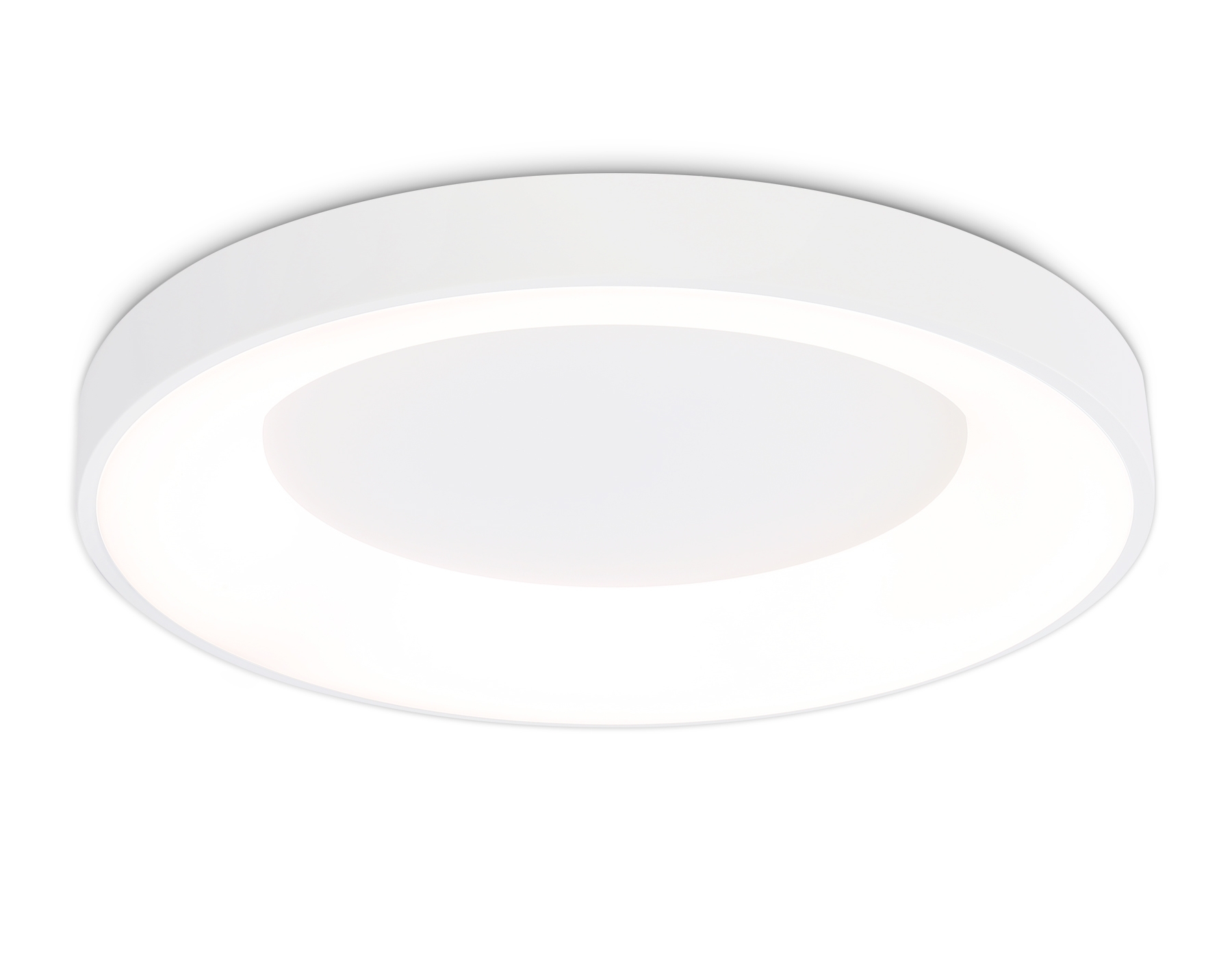 Потолочный светодиодный светильник Ambrella light FZ1401 WH белый IP20 48W 3000K-6500K D500*50 (ПДУ ИК)