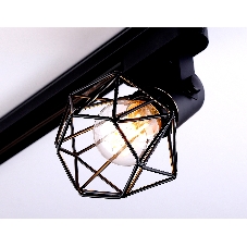 Трековый однофазный светильник Ambrella light GL5002 BK черный E27 max 40W D92*163