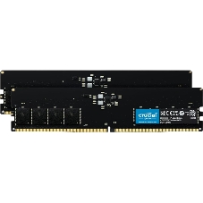 Оперативная память Crucial by Micron DDR5-5600 64GB Kit (2x32GB) UDIMM CL46 Black 1.1V, 1 Year Warrаnty