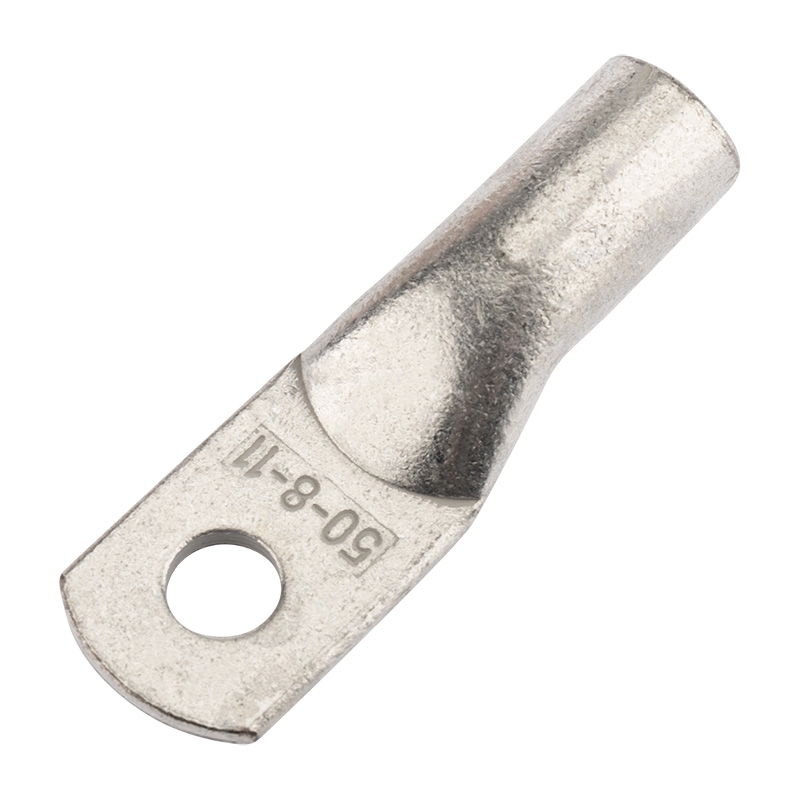 Наконечник медный луженый Rexant ТМЛ 50–8–11 (50 мм² - Ø8 мм) ГОСТ 7386-80 (в упак. 5 шт.)