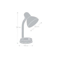 Camelion KD-301 С06 синий (Светильник настольный,230V 60W)