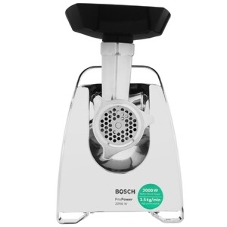 Мясорубка электрическая Bosch MFW67440 черный, 2000 Вт, 3.5 кг/мин, реверс, защита от перегрузки, насадки - 4