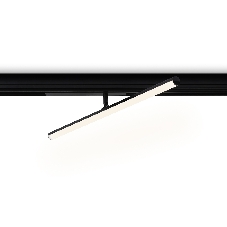 Управляемый светодиодный светильник для шинопровода Magnetic Ambrella light GL1361 BK черный IP20 12W 3000K-6400K 220V 120° 608*25*110 (Без ПДУ)