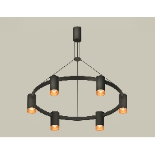 Светильник Ambrella light XB9022202/6 SBK/CF черный песок/кофе MR16 GU5.3 (С9022, N6154)