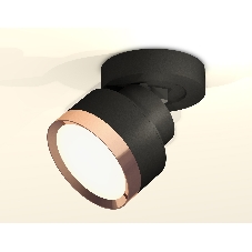 Светильник Ambrella Light XM8102005 SBK/PPG черный песок/золото розовое полированное GX53 (A2229, A2106, C8102, N8126)