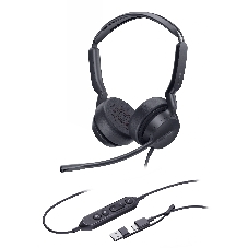 Гарнитура Yealink UH42 Dual UC чёрный, проводная, USB