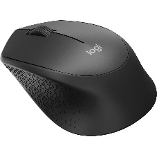 Мышь беспроводная Logitech M330 SILENT PLUS черный, 1000 dpi, радиоканал, USB, кнопки - 3