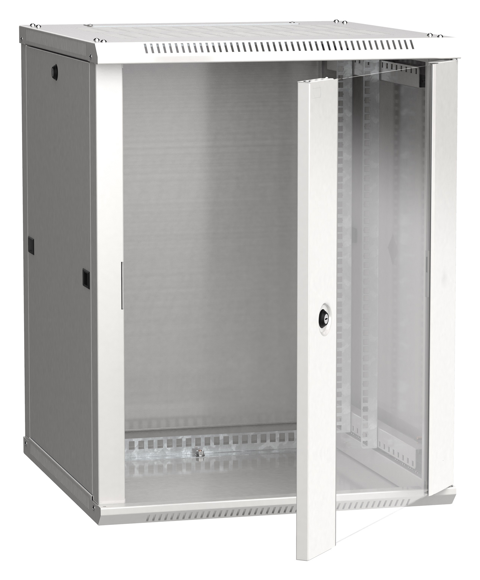 Шкаф ITK LINEA W 15U 600x600 мм дверь стекло, RAL7035