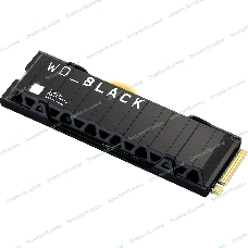 Накопитель SSD WD 1Tb Black SN850X, M.2(22x80мм), NVMe, PCIe 4.0 x4, 3D TLC, R/W 7300/6300Mb/s, IOPs 800 000/1 100 000, TbW 600, DWPD 0.3, with Heat Spreader (12 мес.)