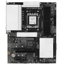 Материнская плата MSI PRO X870E-S EVO WIFI, AM5, AMD X870E, 4xDDR5 (до 256 ГБ), 4xSATA, 3xM.2 (1xPCIe 5.0, 2xPCIe 4.0), 1xPCIe 5.0 x16, 1xPCIe 4.0 x16, 1xPCIe x1, 1xHDMI, 1x5Gb LAN, Wi-Fi 7, Bluetooth 5.4, 1xUSB-C 40Gbps (USB4), 1xUSB-C 20Gbps, 2xUSB-A 10Gbps, 2xUSB-A 5Gbps, 4xUSB-A 2.0, 3x3.5 мм, 7.1, чёрный, ATX