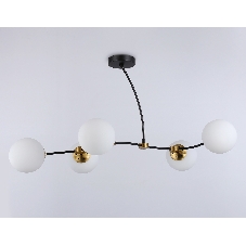 Светитльник Ambrella Light TR2548/5 BK/SB черный/бронза E27/5 max 60W 950*600*450