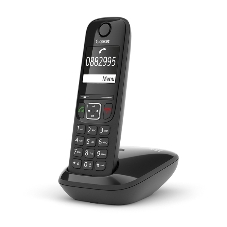 Радиотелефон Dect Gigaset AS690 SYS черный АОН