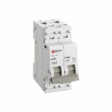 Выключатель автоматический модульный 2п 63А C 4.5кА ВА 47-63N PROxima EKF M634263C