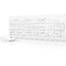 Комплект клавиатура+мышь Lenovo 510 беспроводной, USB, 1200 DPI, белый