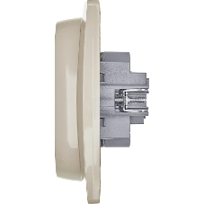 Розетка двойная с заземлением - Legrand/Daccord Inspiria - со шторками в сборе 16А 250В винтовые зажимы - слоновая кость (кратно 10)