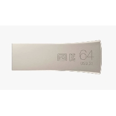 Флешка USB 64Gb USB Drive USB 3.1 Samsung BAR Plus (up to 300Mb/s) (MUF-64BE3/APC) серебристый