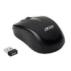Мышь беспроводная Acer OMR133 черный, 1000 dpi, радиоканал, USB, кнопки - 3