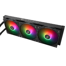 Система жидкостного охлаждения Thermalright Frozen Warframe 360 ARGB Soc-AM5/AM4/1200/1700/1851 черный 4-pin 29.8dB Al LCD Ret (F-WFRAME-360-BL-ARGB)