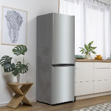 Холодильник Gorenje NRKE62XL серебристый металлик двухкамерный 203/99л морозилка снизу, No Frost