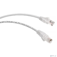 Шнур комм. Cabeus, кат. 5е, неэкр., U/UTP, RJ45/RJ45, LSZH, AWG24, 0.5м, белый