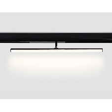 Управляемый светодиодный светильник для шинопровода Magnetic Ambrella light GL1361 BK черный IP20 12W 3000K-6400K 220V 120° 608*25*110 (Без ПДУ)