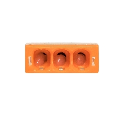 Клемма СМК 2273-243 (с пастой) 3 отверстия 0.5-2.5 кв.мм (уп. 100 шт) PROxima EKF plc-smk-2273-243