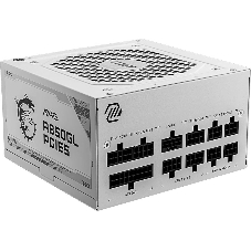 Блок питания MSI MAG A850GL PCIE5, 850Вт, 80+ Gold, 120мм, модульный, белый