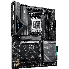 Материнская плата Gigabyte X870E EAGLE X3D WIFI7, AM5, AMD X870E, 4xDDR5, 4xSATA, 4xM.2, 1xPCIe 5.0 x16, 1xPCIe 4.0 x16, 1xPCIe 3.0 x16, 1xHDMI, 1x5Gb LAN, Wi-Fi 7, Bluetooth 5.4, 2xUSB-C 40Gbps (USB4), 1xUSB-C 10Gbps, 4xUSB-A 10Gbps, 4xUSB-A 5Gbps, 3x3.5 мм + S/PDIF оптический, 7.1, чёрный, с подсветкой, ATX