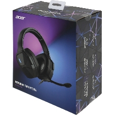 Гарнитура Acer OHW312 чёрный, проводная, USB, подсветка