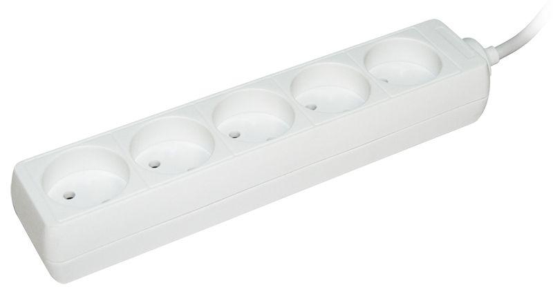 Удлинитель IEK WYP10-06-05-05-N У5 5 мест 2Р/5 метров 2х0.75 мм2 10А/250 IEK