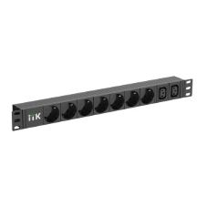 Блок распределения питания ITK PH22-7D2C131-P гор.размещ. 7xSchuko 2xC13 базовые 16A Schuko 2м Блок распределения питания ITK PH22-7D2C131-P гор.размещ. 7xSchuko 2xC13 базовые 16A Schuko 2м