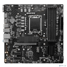 Материнская плата MSI PRO B760M-P DDR4, LGA 1700, Intel B760, 4xDDR4, 4xSATA, 2xM.2, 1xPCIe 4.0 x16, 2xPCIe 3.0 x1, 1xHDMI, 1xDP, 1xVGA, 1x1Gb LAN, 4xUSB-A 2.0, 1xUSB-A 3.2 Gen 1, 1xUSB-C 3.2 Gen 2, 3x3.5 мм, 7.1, mATX