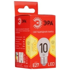 Лампа светодиодная ЭРА RED LINE LED P45-10W-827-E27 R E27/Е27 10 Вт шар теплый белый свет