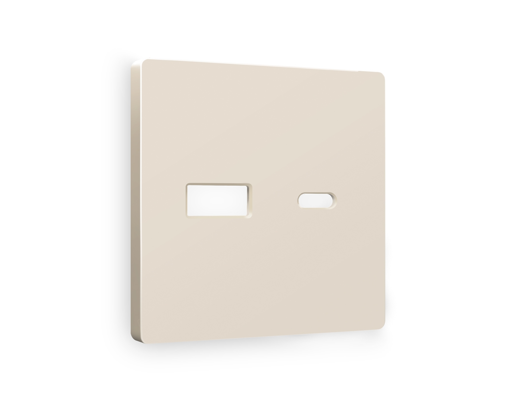Лицевая панель ALFA (Бежевый матовый) для розетки 2USB A+C QUANT AP3310