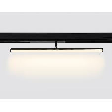 Управляемый светодиодный светильник для шинопровода Magnetic Ambrella light GL1361 BK черный IP20 12W 3000K-6400K 220V 120° 608*25*110 (Без ПДУ)