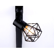 Трековый однофазный светильник Ambrella light GL5002 BK черный E27 max 40W D92*163