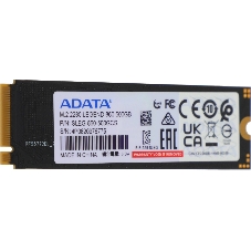 Накопитель SSD ADATA LEGEND 860, 500Gb, PCIe 4.0 x4, M.2 2280, NVMe, R/W 5000/3000, с радиатором