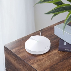 Маршрутизатор TP-Link TP-Link DECO M5(3-PACK) AC1300 Домашняя Wi-Fi система, чипсет Qualcomm, два диапазона (Dual-Band), поддержка стандартов 802.11ac/a/b/g/n, 717 МГц четырехъядерный процессор, Bluetooth 4.2, 2 гигабитных порта Ethernet, 1 порт USB Type-C, 4 встроенные антенны, 256QAM, MU-MIMO, HomeCare