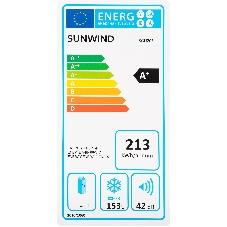 Морозильная камера SunWind SCU205 белый