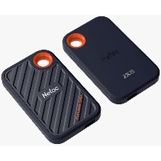Внешний SSD Netac ZX20, 1TB, USB 3.2 Gen 2x2 Type-C, R/W 2000/1800, черный