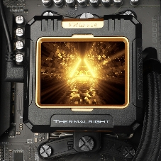 Система жидкостного охлаждения Thermalright Frozen Warframe 360 ARGB Soc-AM5/AM4/1200/1700/1851 черный 4-pin 29.8dB Al LCD Ret (F-WFRAME-360-BL-ARGB)