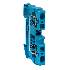Колодка клеммная JXB-ST-6 57А самозажимная син. EKF plc-jxb-st-6-blue