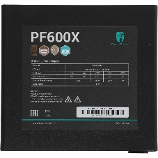 Блок питания Deepcool/GamerStorm PF600X, 600Вт, 80+ Bronze, 120мм, немодульный, черный