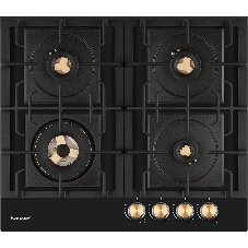 Газовая варочная панель Weissgauff HGG 641 BV Volcano Burner Nano Matt Glass