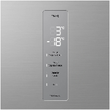 Холодильник LG GC-B459ANMW серебристый двухкамерный 234/110л морозилка снизу, No Frost