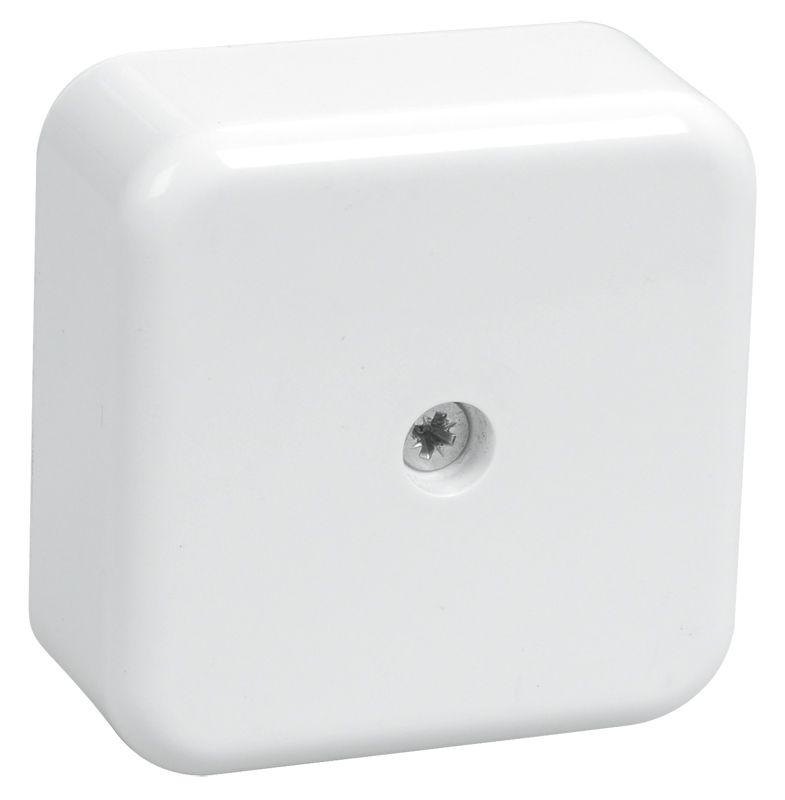 Коробка КМ41206-01 распаячная IEK UKO10-050-050-020-K01 для о/п 50х50х20 мм белая (4 клеммы 3 мм2)